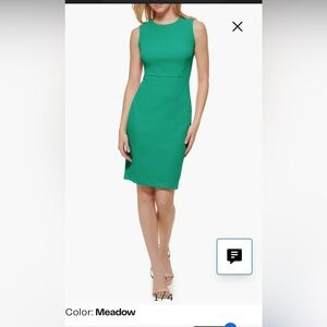 Calvin Klein Vibrant Green Mini Dress